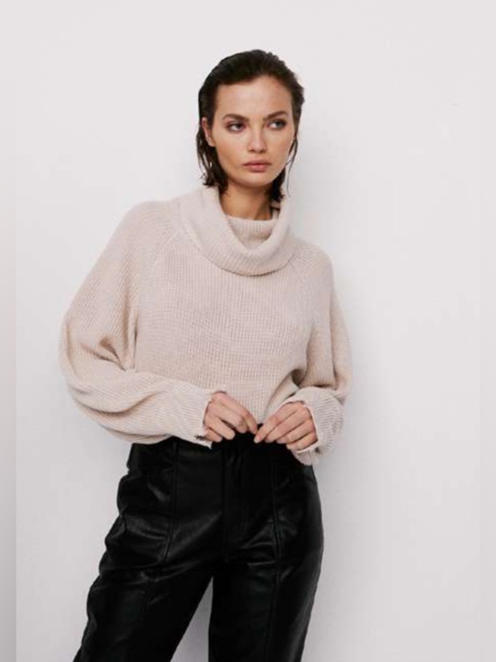 Pistola Hadley Turtleneck Sweater in Dove